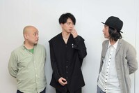 左から青木豪、松下優也、河原雅彦。