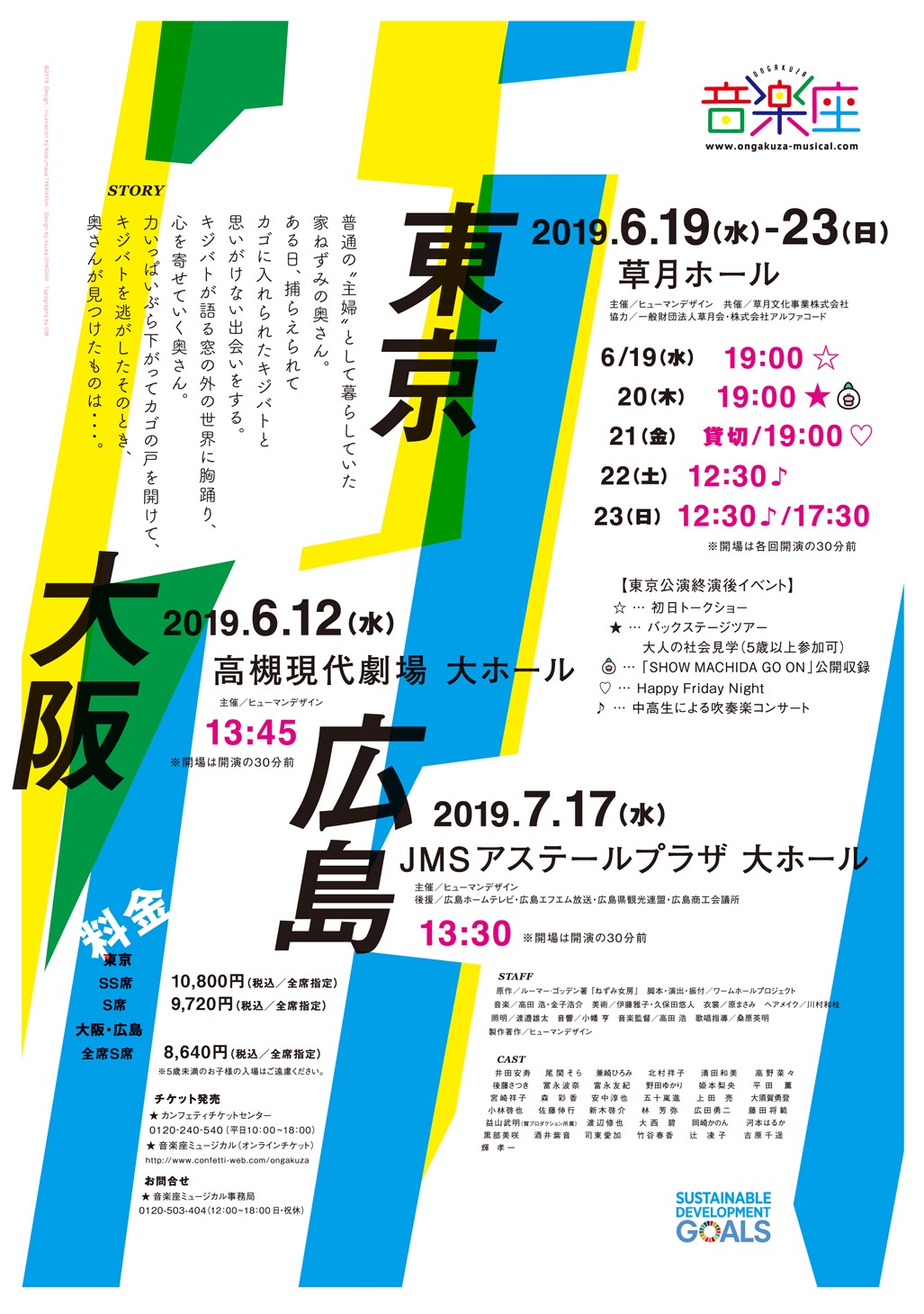 音楽座ミュージカル「グッバイマイダーリン★」チラシ裏