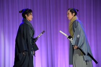 宝塚歌劇雪組 かんぽ生命 ドリームシアター「幕末ロマン『壬生義士伝』」「ダイナミック・ショー『Music Revolution!』」制作発表会より。