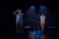 「ボッコちゃん～星新一 ショートショートセレクション～」過去公演より、「宇宙の男たち」。