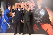 新作歌舞伎「NARUTO-ナルト-」製作発表より、左から中村隼人、坂東巳之助。