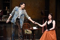 「ピカソとアインシュタイン～星降る夜の奇跡～」フォトコールより。