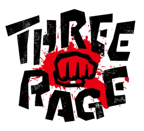「Three Rage」ロゴ