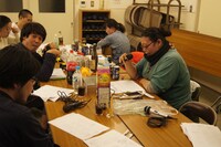 宇宙論☆講座の「生ビールミュージカル」稽古の様子。