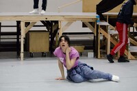 「COCOON 月の翳り星ひとつ」稽古の様子。三津谷亮。