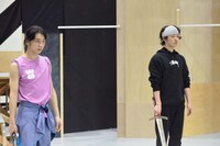 「COCOON 月の翳り星ひとつ」稽古の様子。