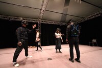 「VR_I」体験の様子。