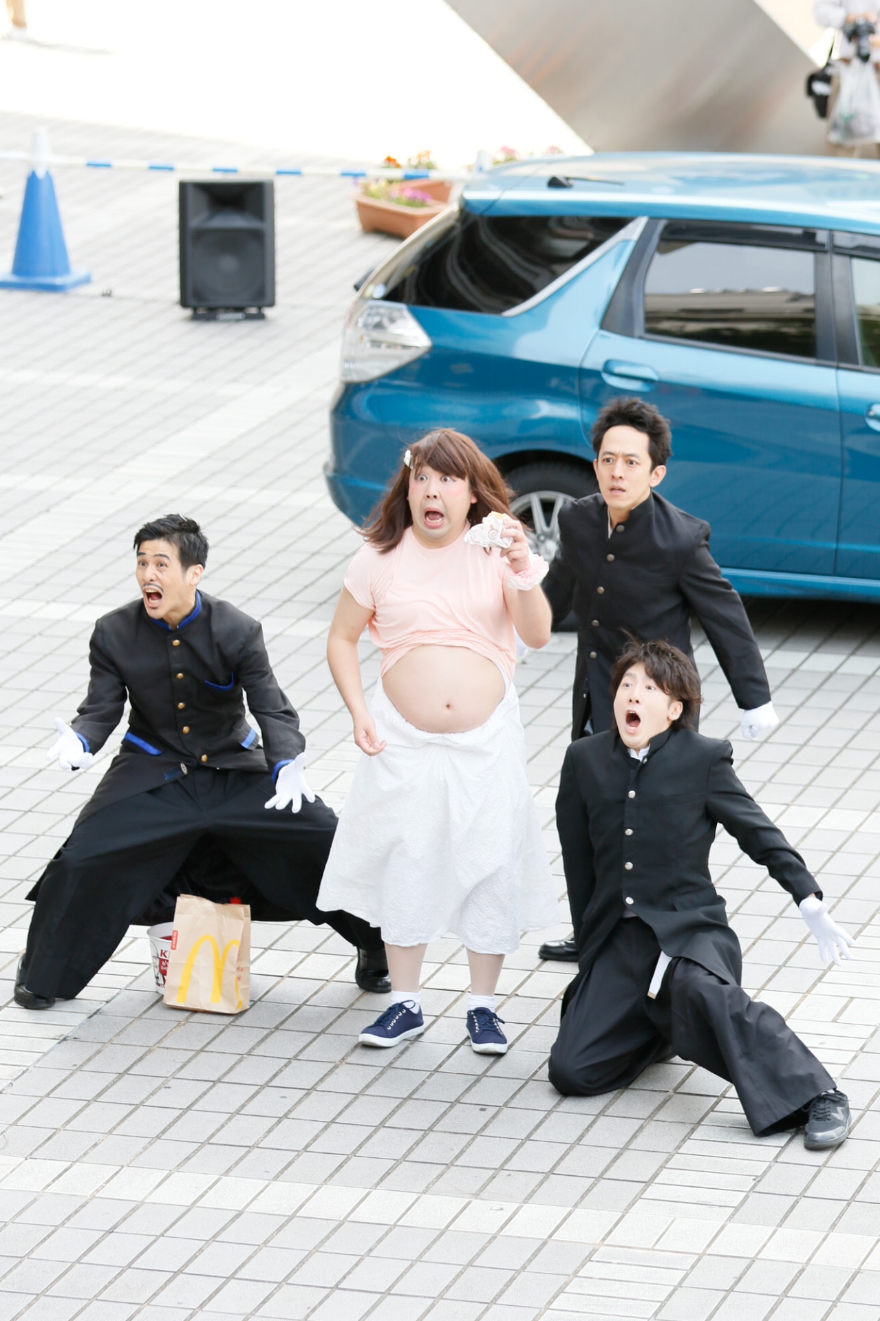 梅棒のパフォーマンス。（撮影：山口真由子）