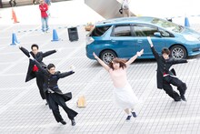 梅棒のパフォーマンス。（撮影：山口真由子）