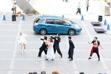 梅棒のパフォーマンス。（撮影：山口真由子）