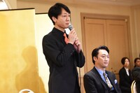 左から河合雪之丞、喜多村緑郎。