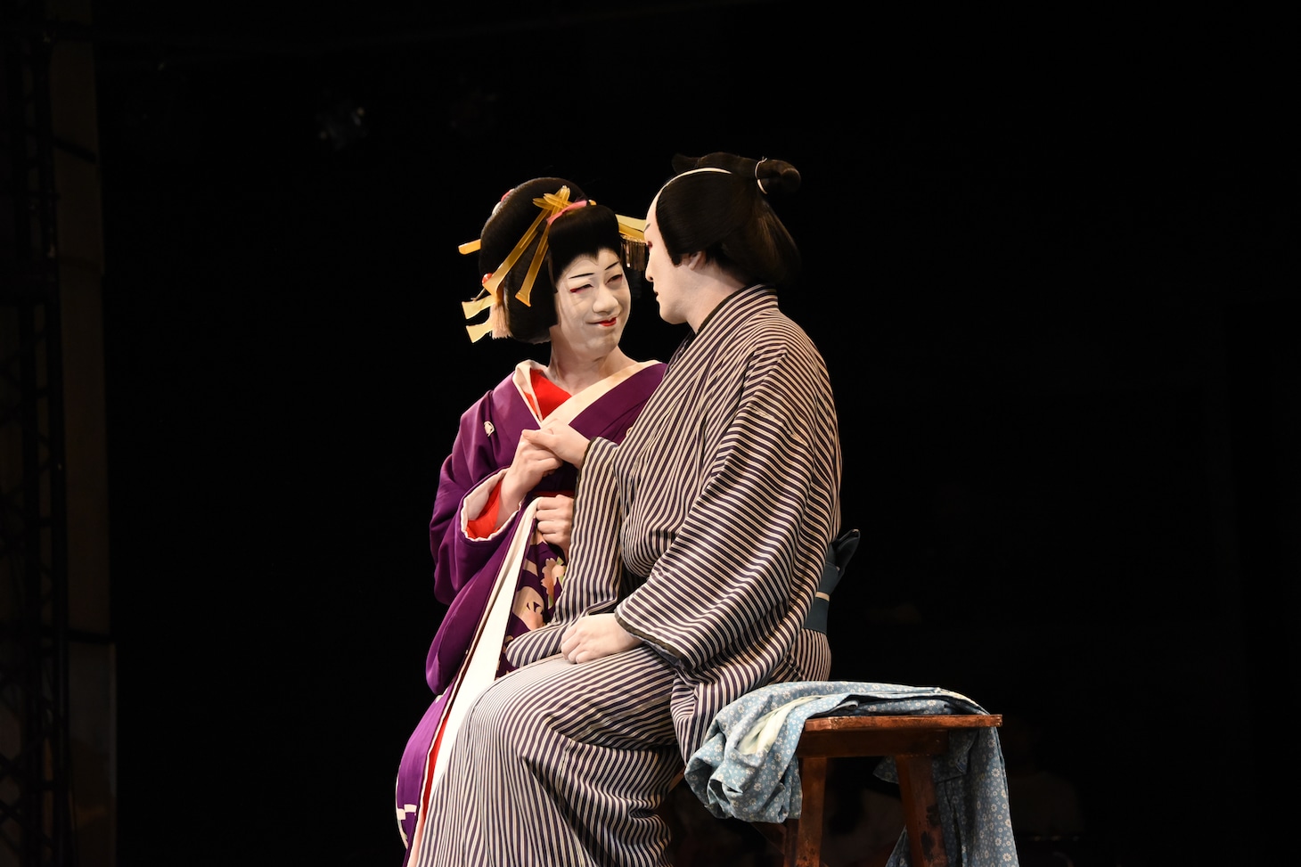 オフシアター歌舞伎「女殺油地獄」ゲネプロより。
