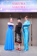 左から「OSK SAKURA NIGHT」に出演する舞美りら、横山智佐、楊琳。