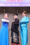左から「OSK SAKURA NIGHT」に出演する舞美りら、横山智佐、楊琳。