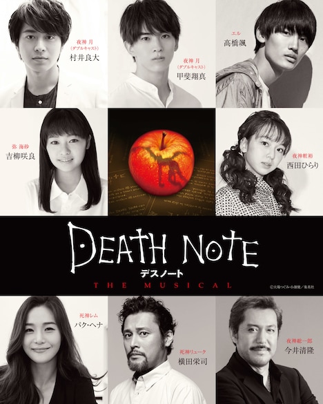 「デスノートTHE MUSICAL」の出演者。