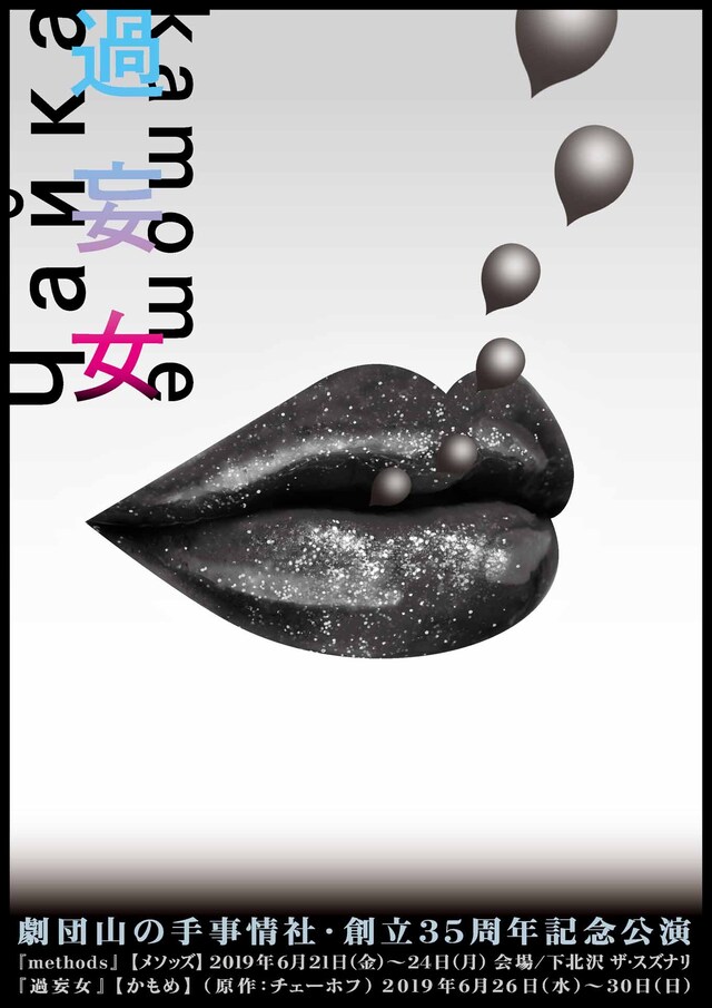 劇団山の手事情社 創立35周年記念公演「methods」＆「過妄女」チラシ表
