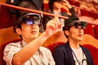 「歌舞伎×AR 石川五右衛門～南座踏破風の場～」の様子。