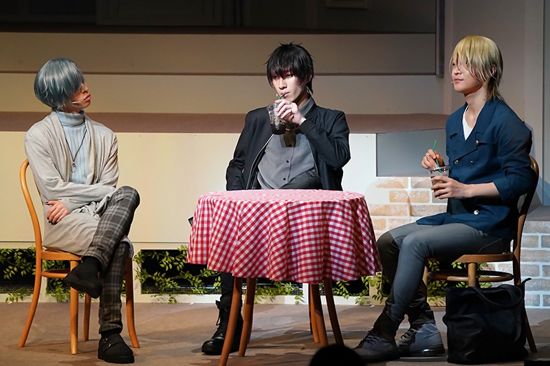 「2.5次元ダンスライブ『ALIVESTAGE（アライブステージ）』Episode 1『Let us go singing as far as we go:the road will be less tedious. -歌いながら歩こうよ-』」より。