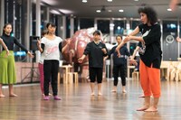 レッスン風景。(c)Hajime Kato