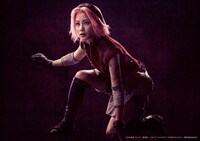 伊藤優衣扮する春野サクラ。