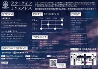 應典院舞台芸術祭 Space×Drama×Next 2018 参加公演 劇団有馬九丁目「スターラインエクスプレス」チラシ裏