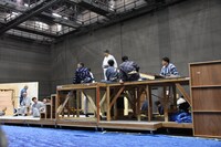 「三谷かぶき『月光露針路日本（つきあかりめざすふるさと）』風雲児たち」稽古より。