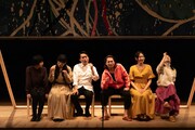 太宰治作品をモチーフにした演劇公演 第15回 日本のラジオ「カケコミウッタエ」より。（撮影：保坂萌）