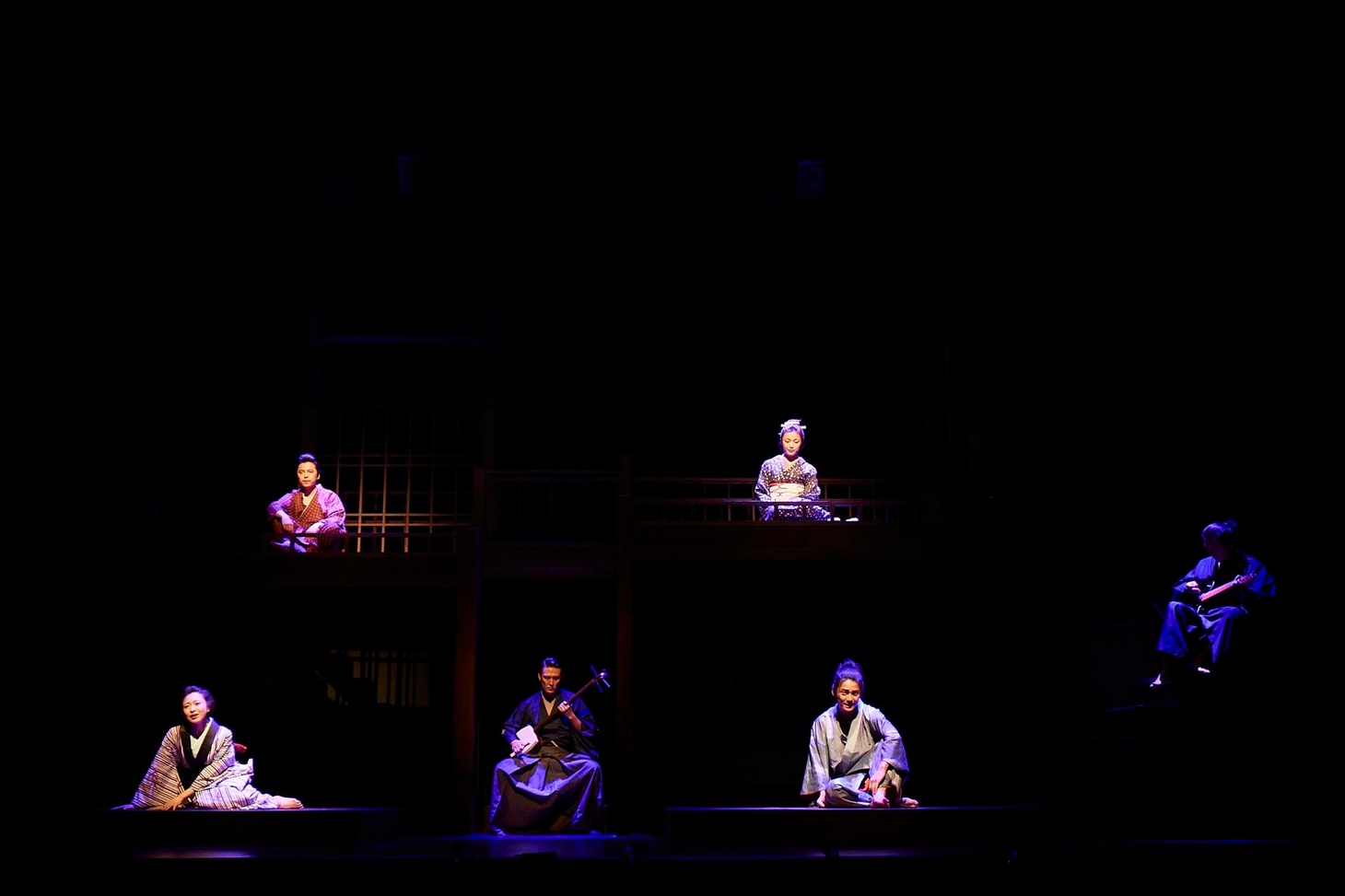 明後日公演2019「芝居噺弐席目『後家安とその妹』」より。