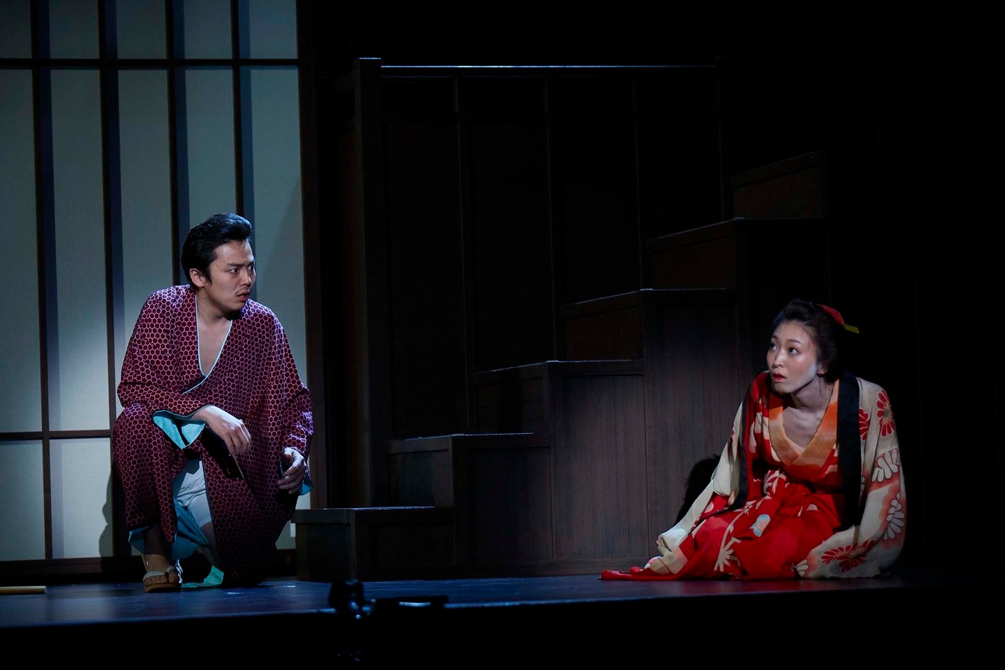 明後日公演2019「芝居噺弐席目『後家安とその妹』」より。