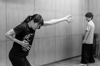 ひとごと。「互いに交わることのない、いくつかの」稽古より。（撮影：山下希実）