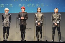 左から永田聖一朗、加藤将、畠山遼、釣本南。