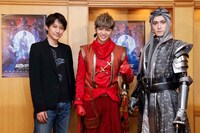 左から元吉庸泰、佐藤大樹（EXILE / FANTASTICS from EXILE TRIBE）、増田俊樹。