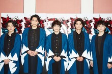 「LOOSER～失い続けてしまうアルバム～」の出演者。左から株元英彰、磯貝龍乎、崎山つばさ、鈴木裕樹、木ノ本嶺浩。