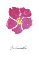 当日配布されるポストカード（デザイン：長山浩子）