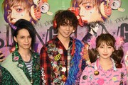 左から北村諒、有澤樟太郎、井上小百合。