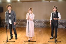 左から加藤和樹、大原櫻子、中川晃教。