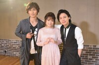 左から加藤和樹、大原櫻子、中川晃教。