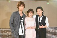 左から加藤和樹、大原櫻子、中川晃教。