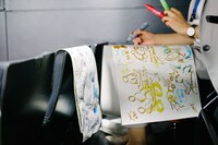 6月26日のゲネプロで行われたグラフィックレコーディングの様子。（撮影：加藤甫）