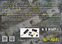 PEACH Live vol.8「家へ帰れ」チラシ裏