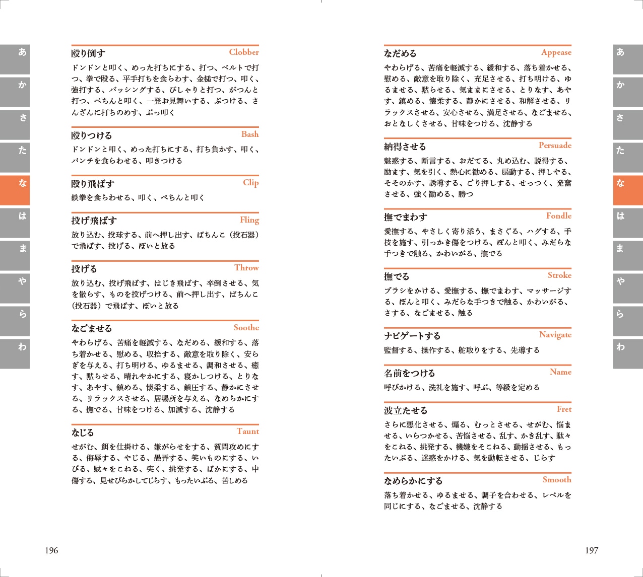 「俳優・創作者のための動作表現類語辞典」（フィルムアート社）より。