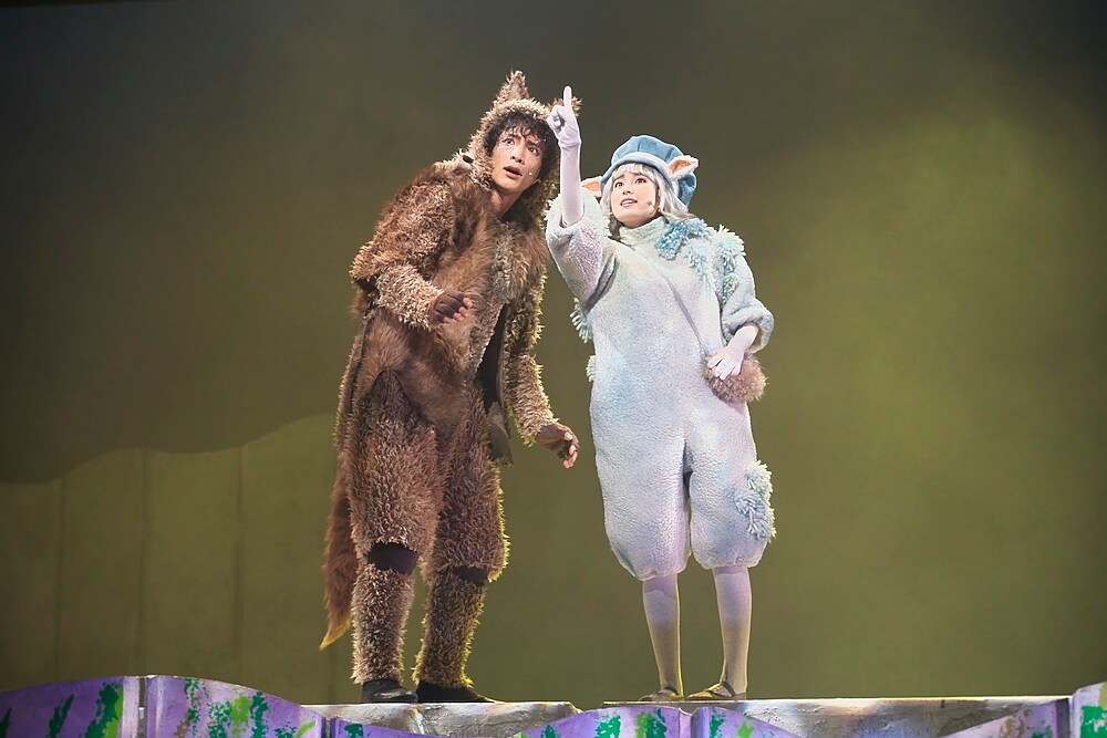 渡部豪太＆福本莉子出演「あらしのよるに」開幕、“子供も大人も楽しめる”音楽劇