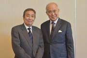 左から中村歌六、中村吉右衛門。
