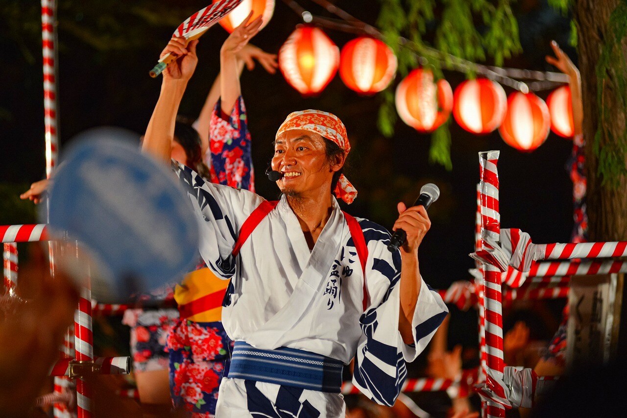 12回目の「にゅ～盆踊り」に近藤良平「なんとしても継続したかった」