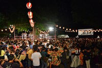 近藤良平・コンドルズ「にゅ～盆踊り」より。（撮影：涌井直志）