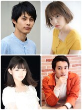 上段左から時計回りに小田龍哉、石井陽菜、園村将司、平塚日菜。