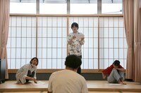 天ぷら銀河「雪女を撃て！～死んだら死んだで問題ない～」稽古場より。