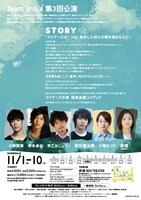 Team Unsui 第3回公演「ジャンプ」チラシ裏