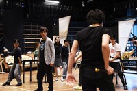 新作ミュージカル「怪人と探偵」稽古場より。