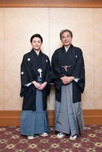 左から中村梅丸、中村梅玉。